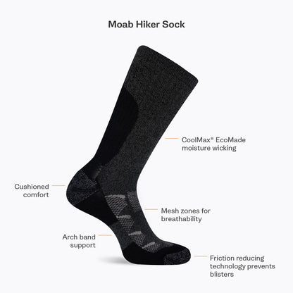 Moab Hiker Crew  Sock - Socks